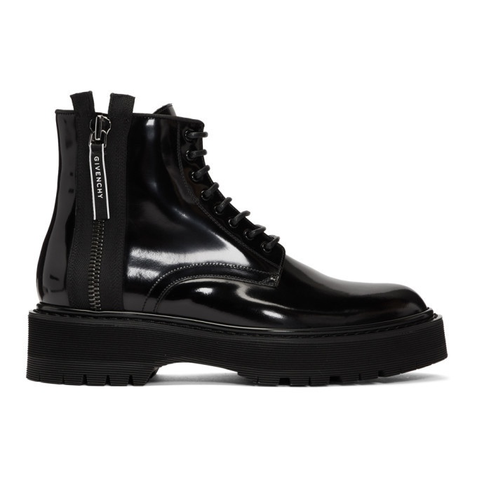 Photo: Givenchy Black Camden Utility Boots