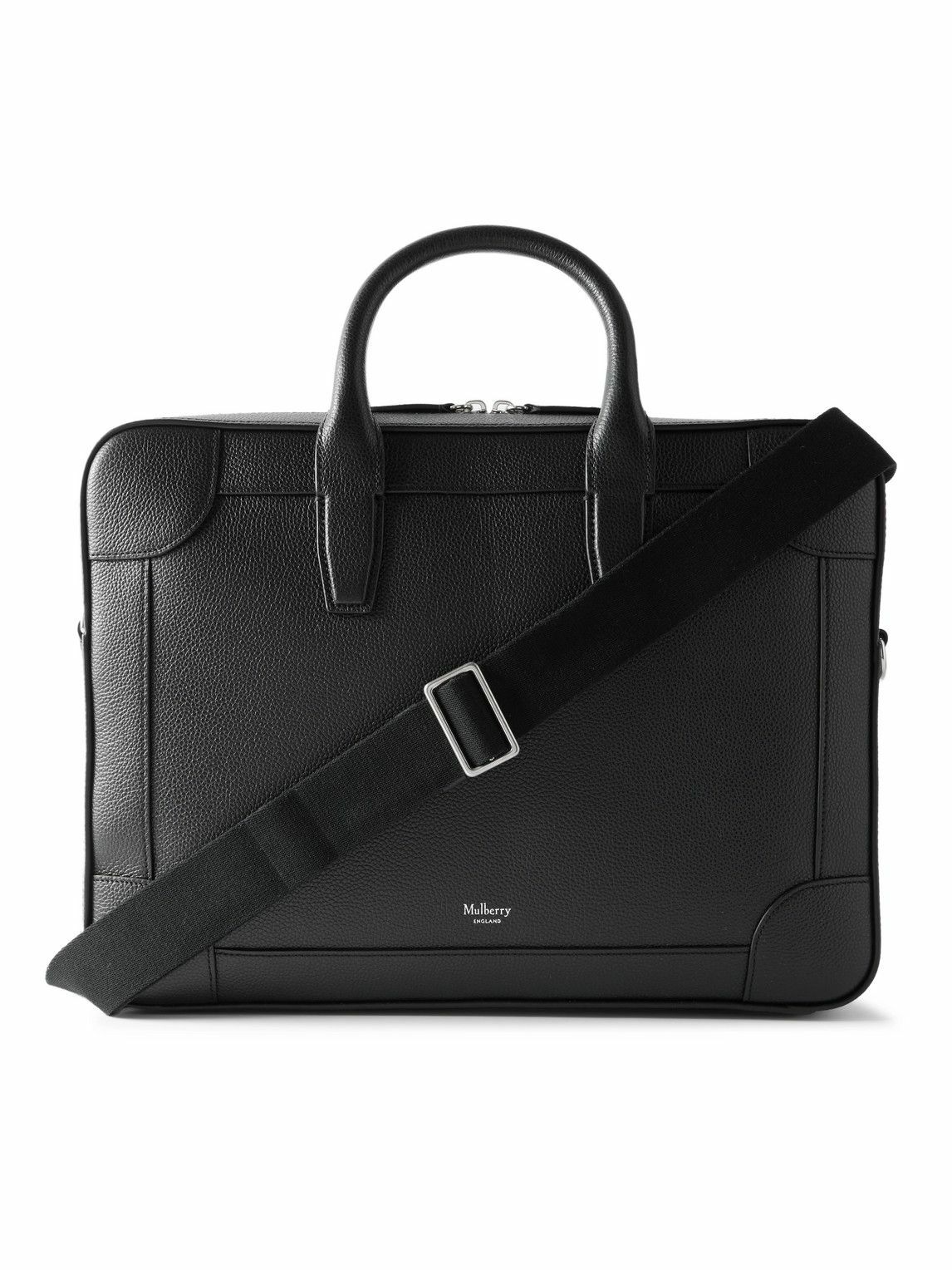 Mulberry - City Weekender Full-Grain Leather Bag Mulberry