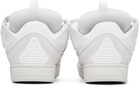 Lanvin White Curb Sneakers