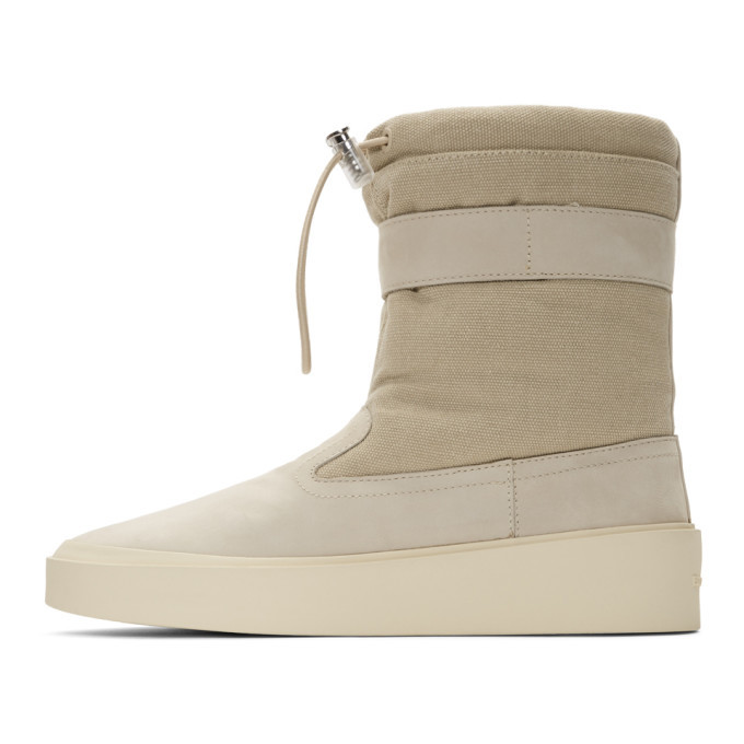 Fear of God Beige Ski Lounge Boots Fear Of God