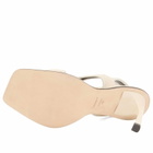 Represent Women's Asymmetric Stretch Heel in Ecru