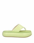 Osoi Womens Thong sandal Lime in Green