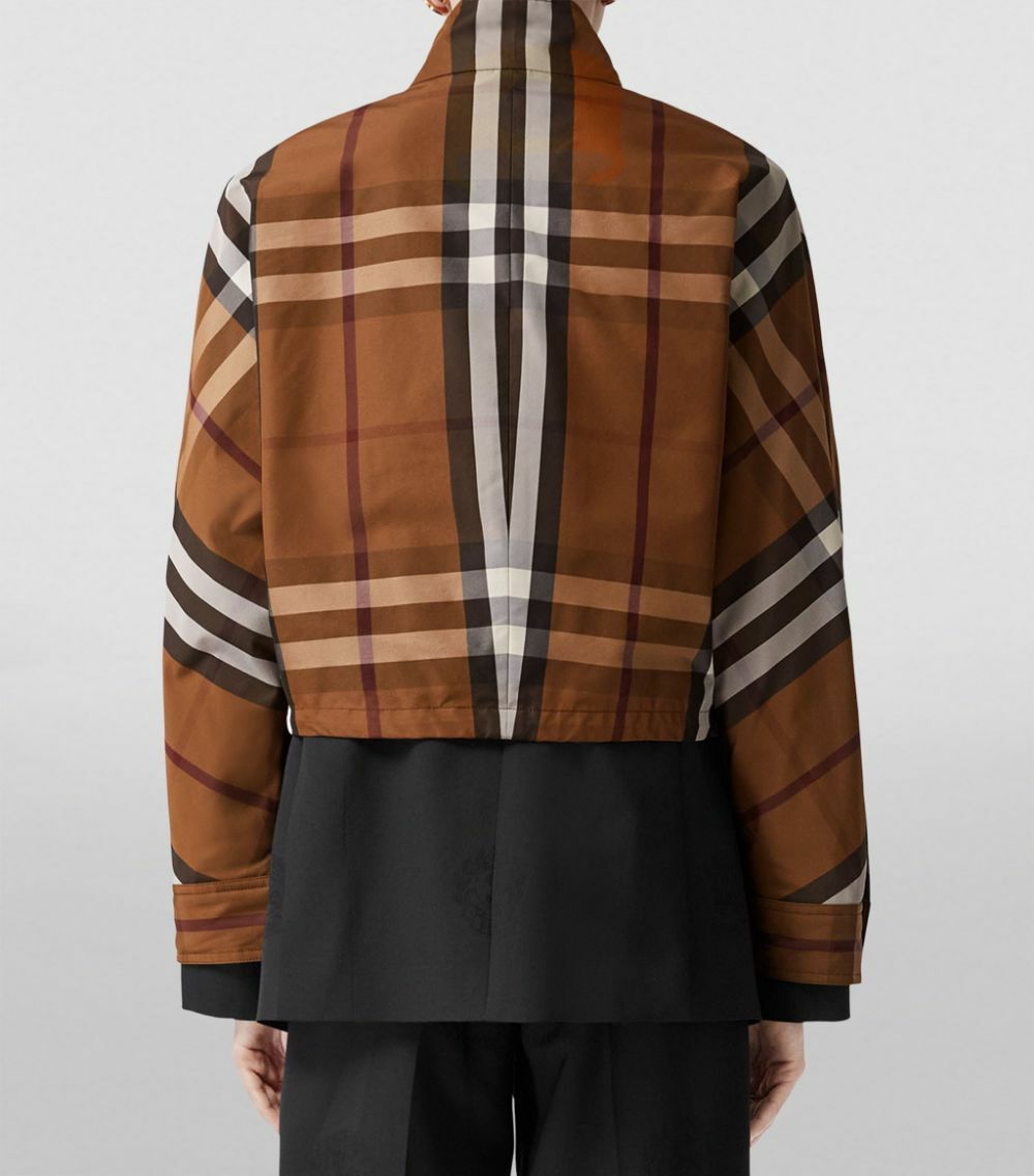 BURBERRY - Check Motif Jacket Burberry