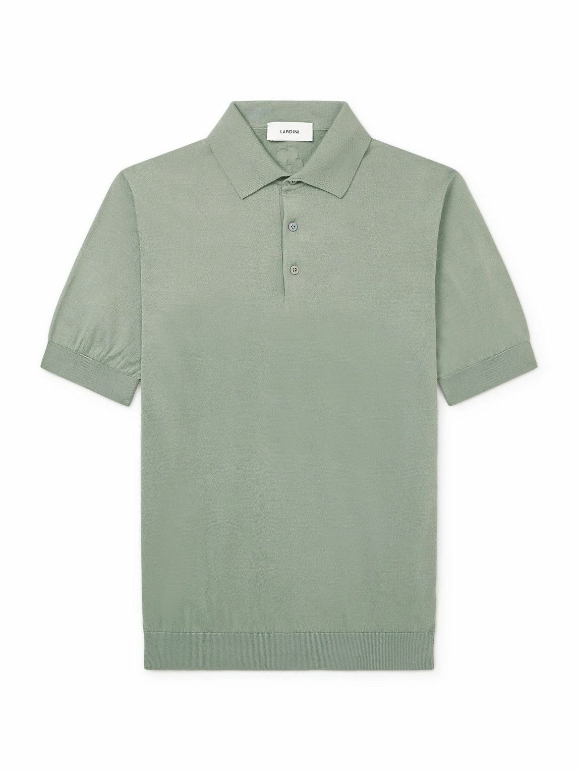 Lardini - Cotton Polo Shirt - Green