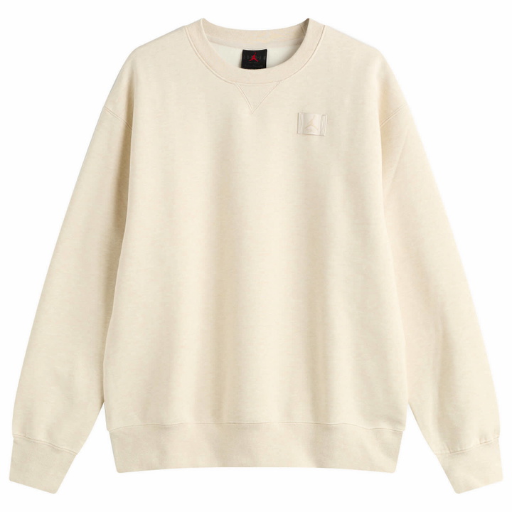 Photo: Air Jordan Women's Flight Fleece Crew Sweat in Brown