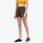 Howlin by Morrison Women's Howlin' Velour Stripe Safe Short in Brown Mind