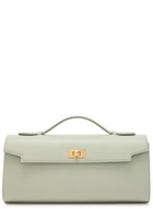 Anya Hindmarch Mortimer Leather Clutch - Light Blue - One Size