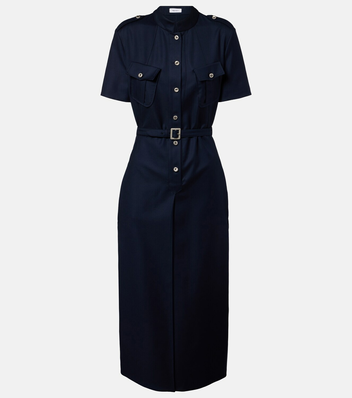 McQueen Belted shirt dress