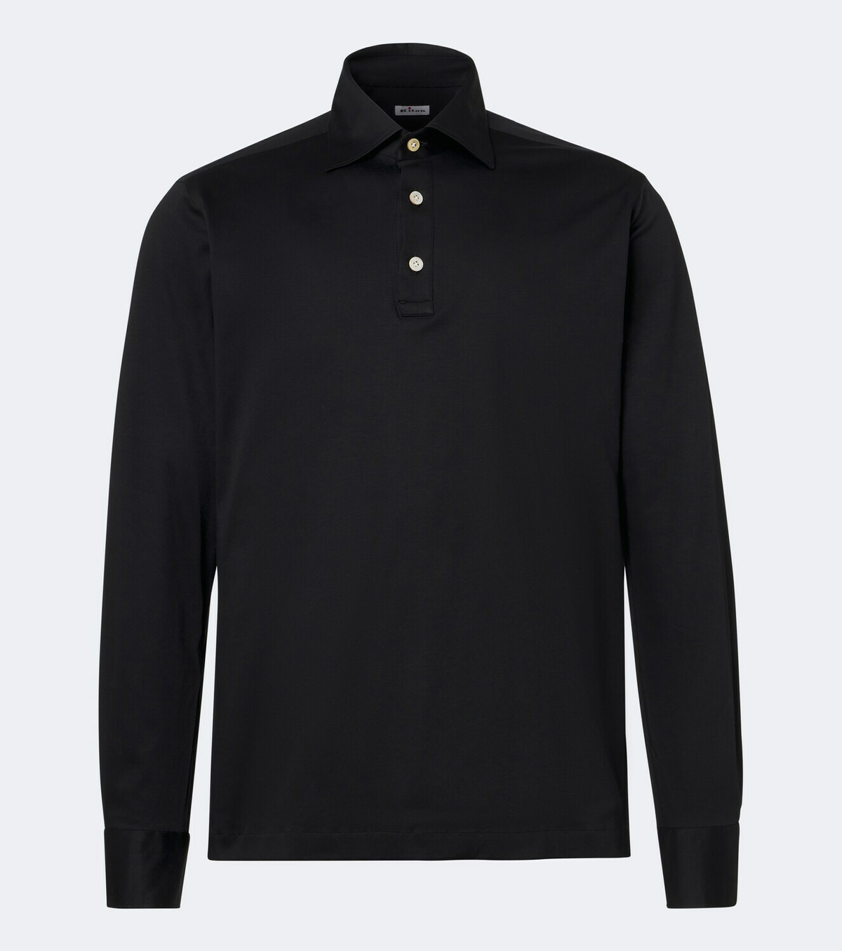 Kiton Cotton poplin polo top