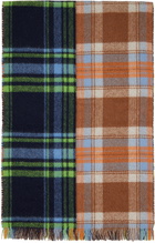 Acne Studios Multicolor Check Scarf