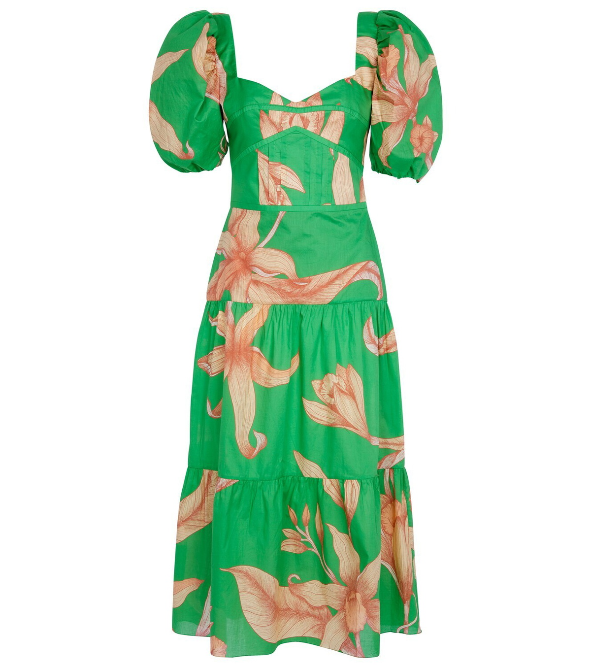 Johanna Ortiz Colorful Culture floral cotton midi dress Johanna Ortiz