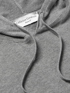 Officine Générale - Elie Cotton and Linen-Blend Hoodie - Gray