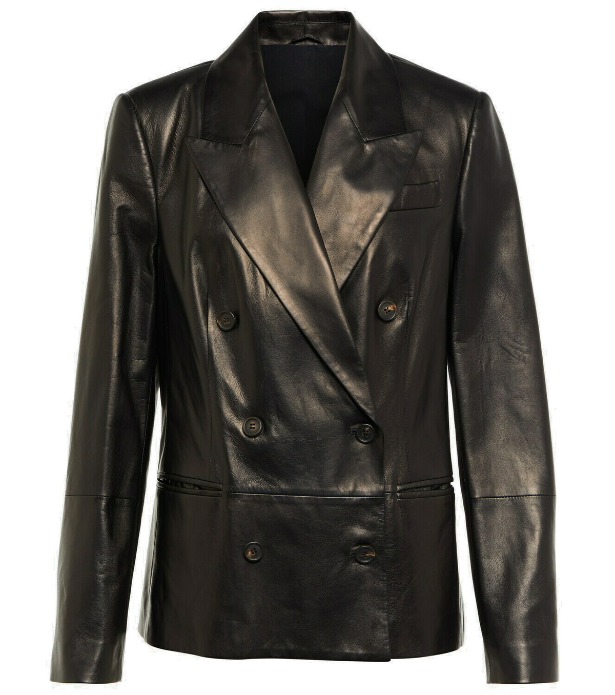 Brunello Cucinelli - Leather blazer Brunello Cucinelli