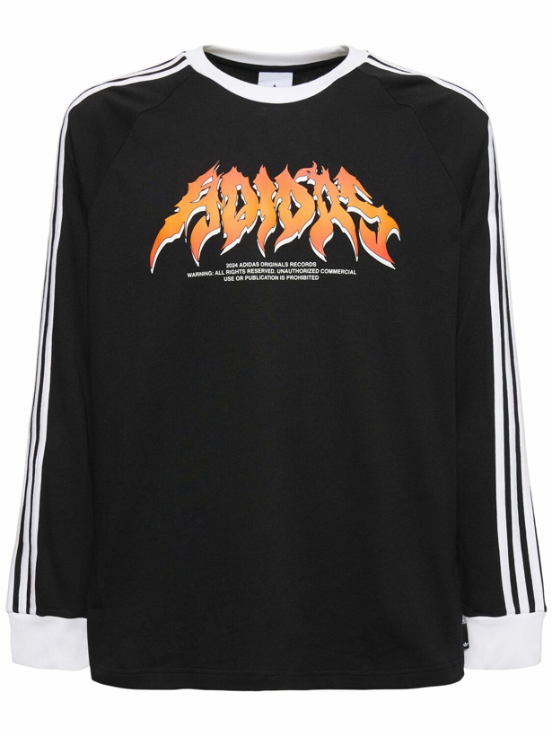 Photo: ADIDAS ORIGINALS Flames Cotton Long Sleeve T-shirt