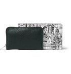 D R Harris - Grained Leather-Bound Manicure Set - Green