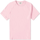 YMC Men's Television Raglan T-Shirt in Pink