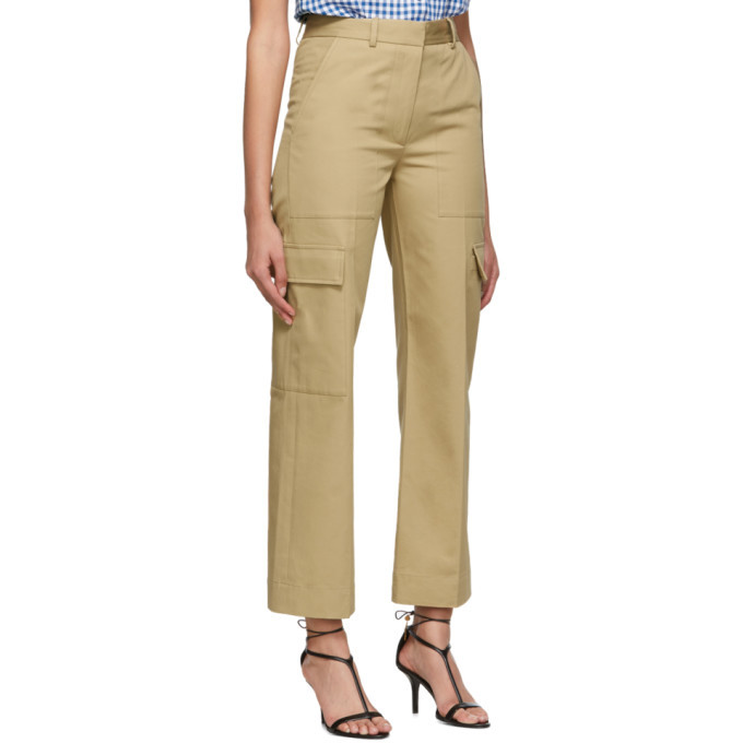 Ports 1961 Beige Wide Long Trousers