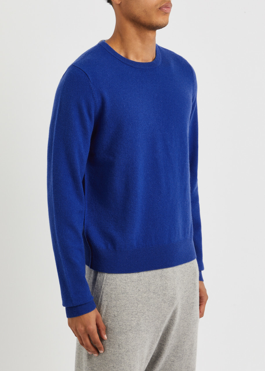 Extreme Cashmere N°36 Be Classic Cashmere-blend Jumper - Blue - One Size