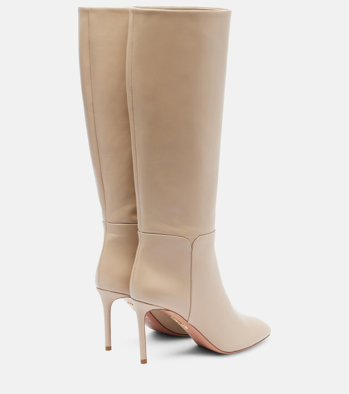 Aquazzura Sellier 85 leather knee-high boots