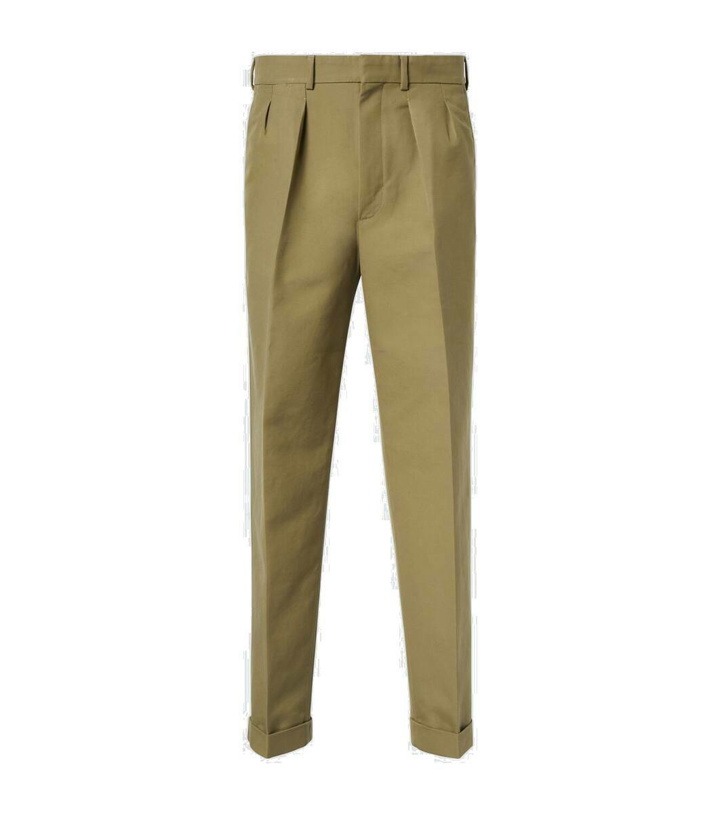 Photo: Tom Ford High-rise pleated cotton satin pants