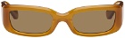 Second/Layer Orange 'The Rev' Sunglasses