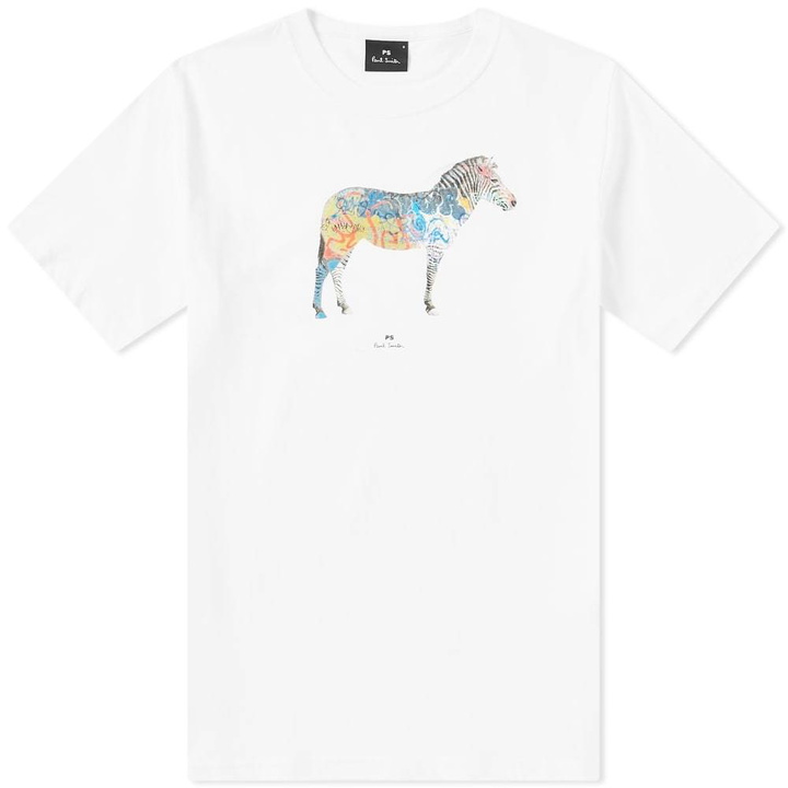 Photo: Paul Smith Graffiti Zebra Print Tee