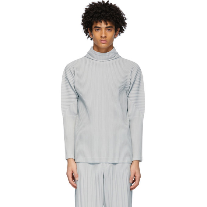 Photo: Homme Plisse Issey Miyake Grey Basics Turtleneck