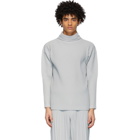 Homme Plisse Issey Miyake Grey Basics Turtleneck