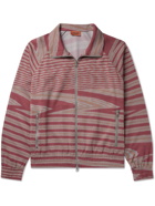 MISSONI - Printed Cotton-Jersey Bomber Jacket - Red