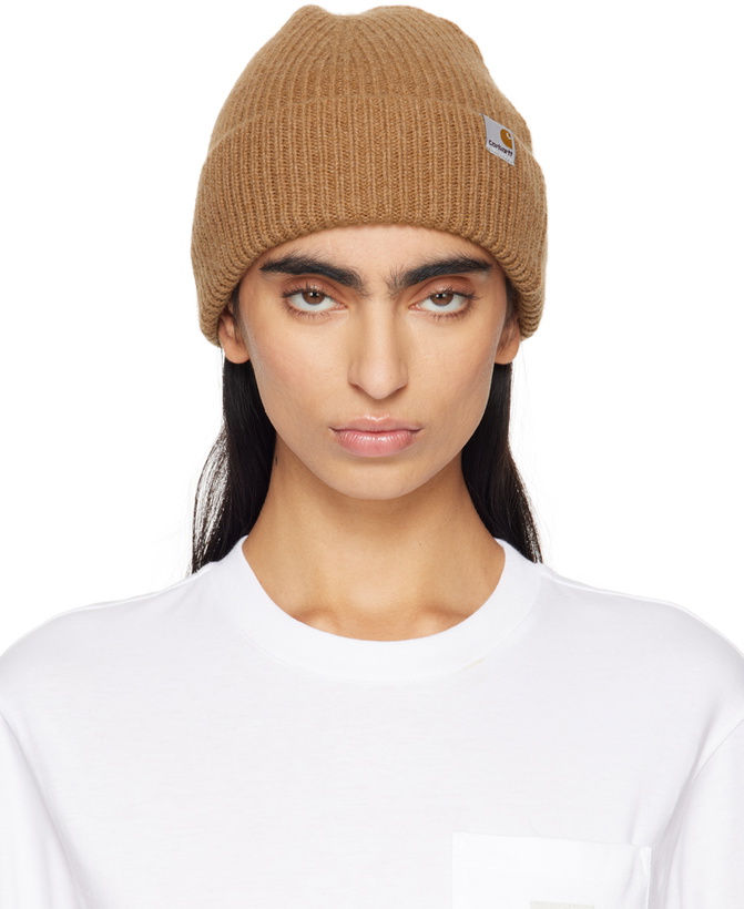 Photo: Carhartt Work In Progress Tan Gabe Beanie