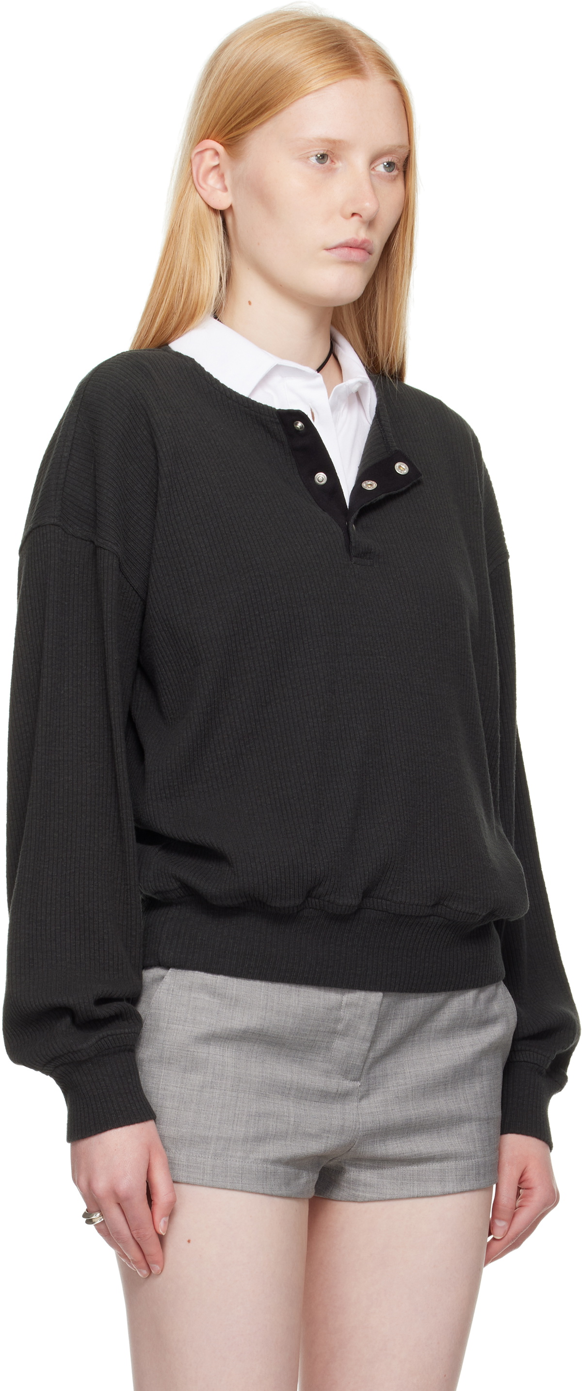 トップス ourlegacy BALLON SWEATSHIRT 46 トップス ourlegacy BALLON SWEATSHIRT 46 Our Legacy - Ballon Ribbed