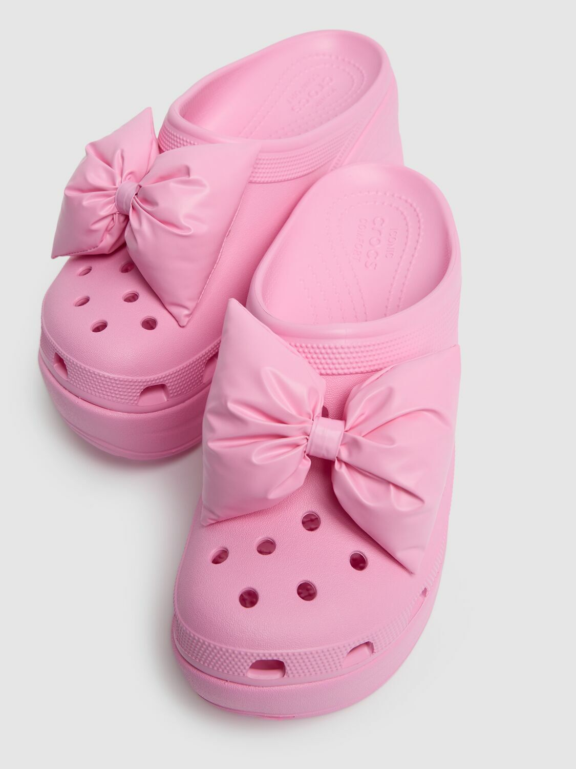 Crocs™ Siren Bow Clog in Pink | Lyst