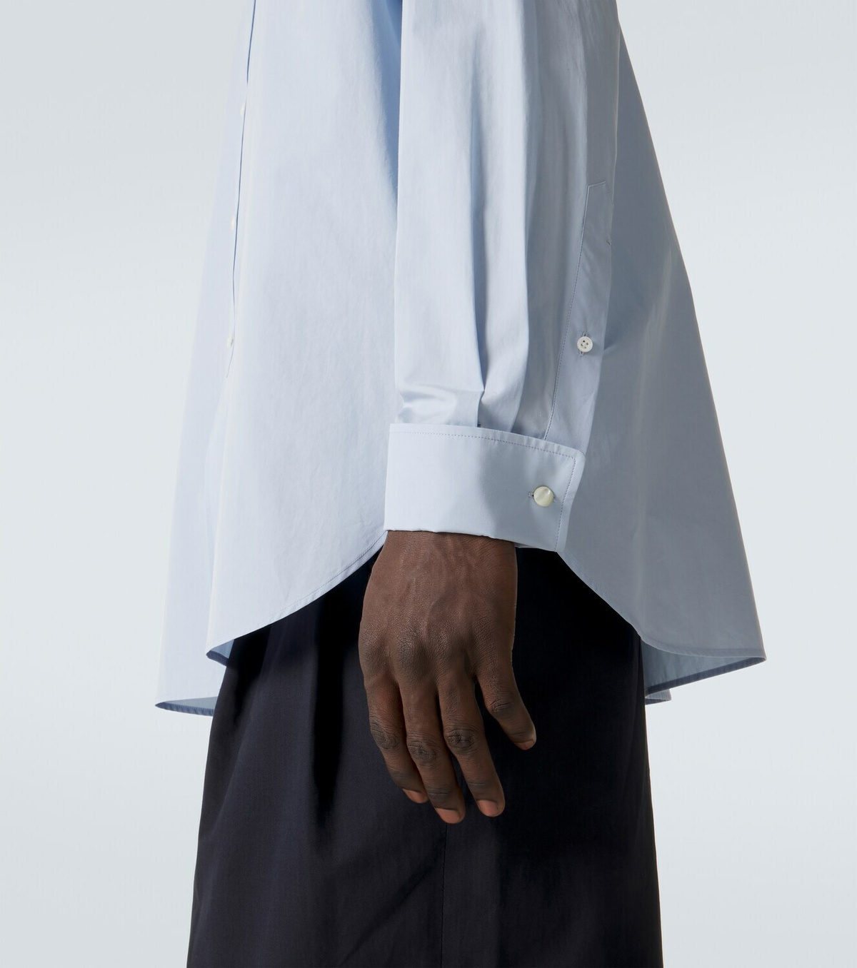 The Row Melchior cotton poplin shirt