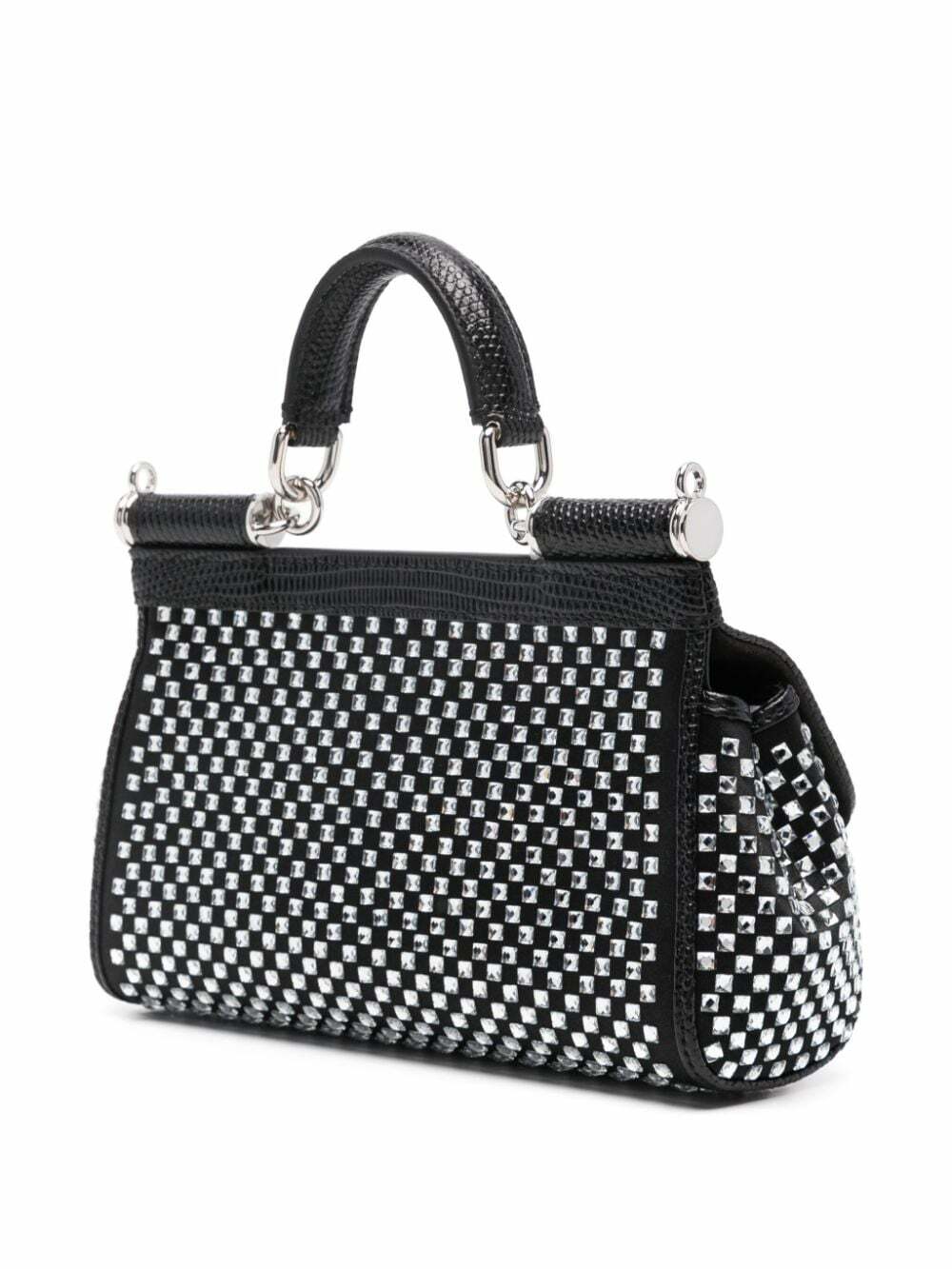 DOLCE & GABBANA - Sicily Crystal Embellished Small Handbag
