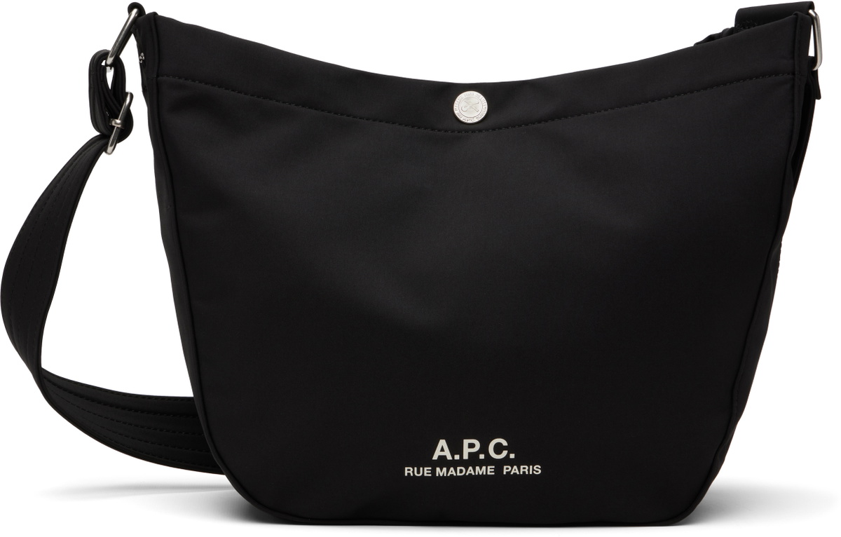 A.P.C. Black Journal Satchel Bag