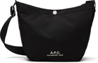 A.P.C. Black Journal Satchel Bag