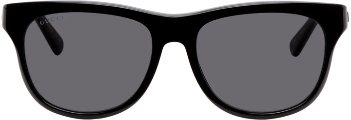 Photo: Gucci Black Shiny Sunglasses