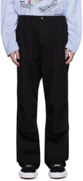 Miharayasuhiro Black Tucked Trousers