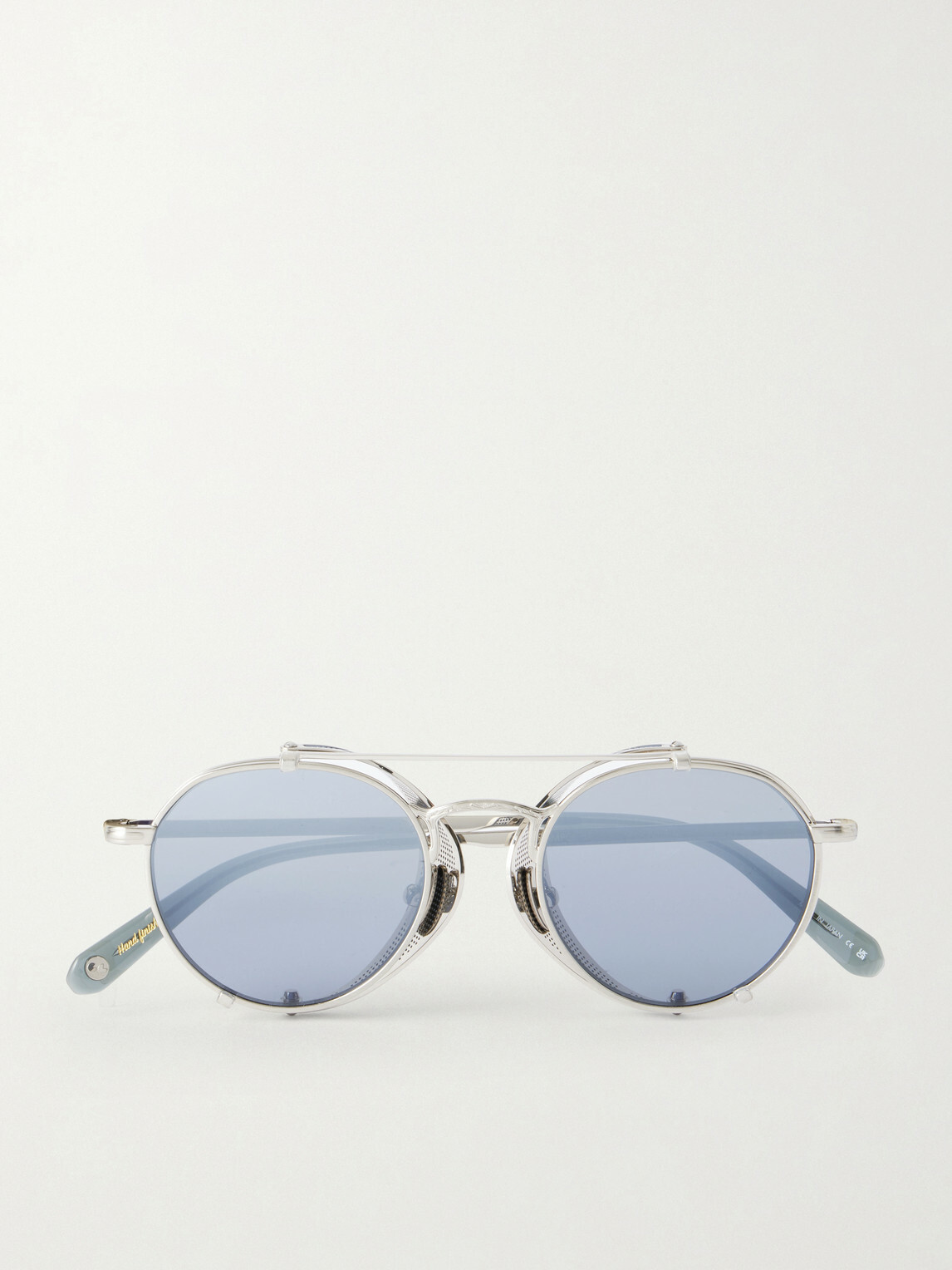 Garrett Leight California Optical - Ocampo Round-Frame Metal Sunglasses