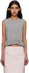 Cecilie Bahnsen Gray Bill Vest