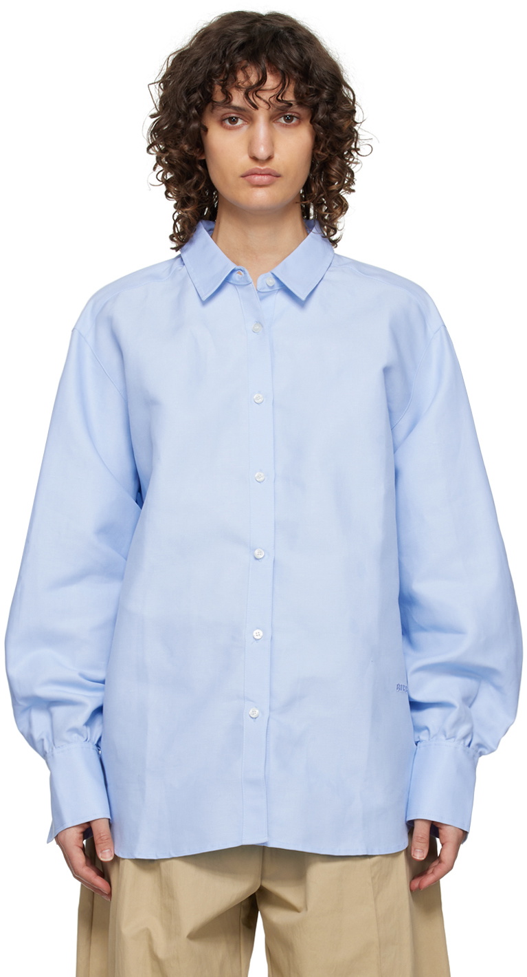 Birrot Blue Oversized Shirt Birrot