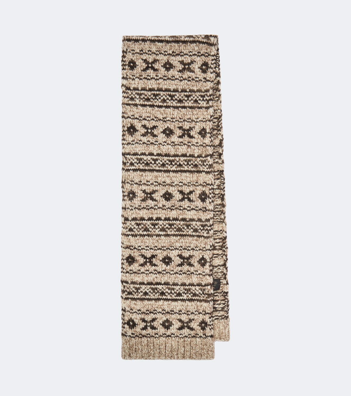 RRL Wool and cotton-blend scarf