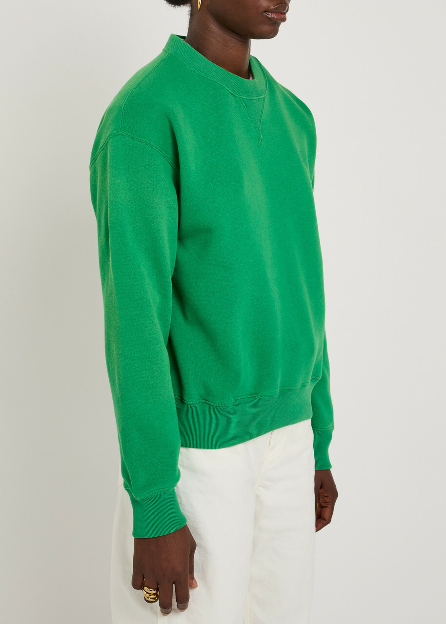 Polo Ralph Lauren Logo-embroidered Cotton Sweatshirt Green