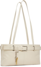 OSOI Off-White Shoulder Brocle Bag
