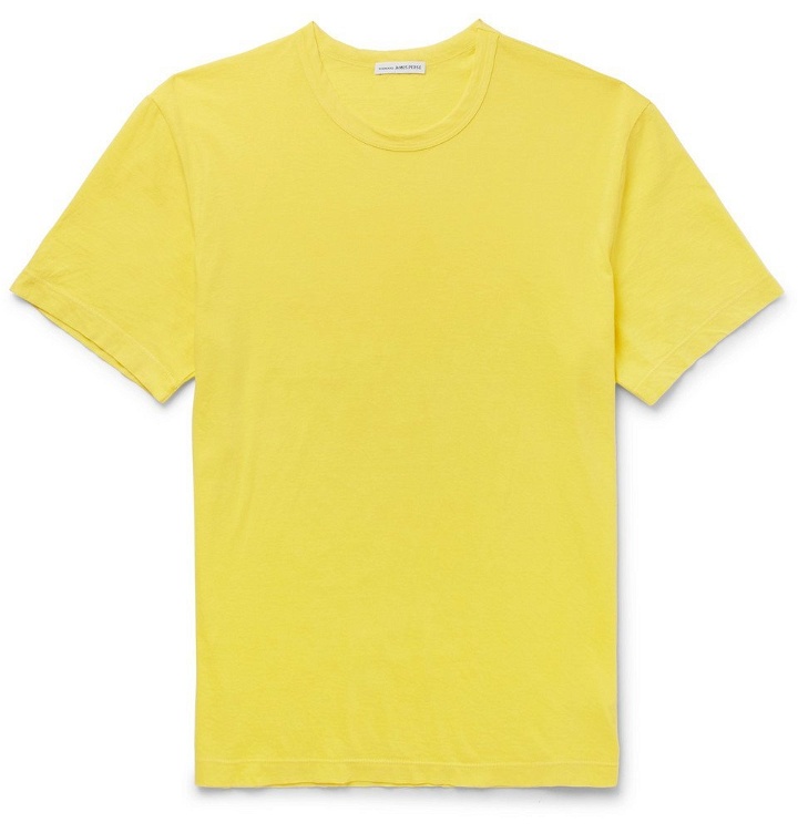 Photo: James Perse - Combed Cotton-Jersey T-Shirt - Men - Yellow