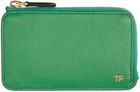 TOM FORD Green Zip Wallet