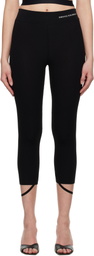 Nensi Dojaka Black Sadie Knitted Cropped Leggings