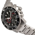 Nautis Dive Chrono 500 Chronograph Quartz Black Dial Mens Watch 17065-B