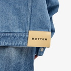 Botter Women's Upside Down Denim Jacket in Blue