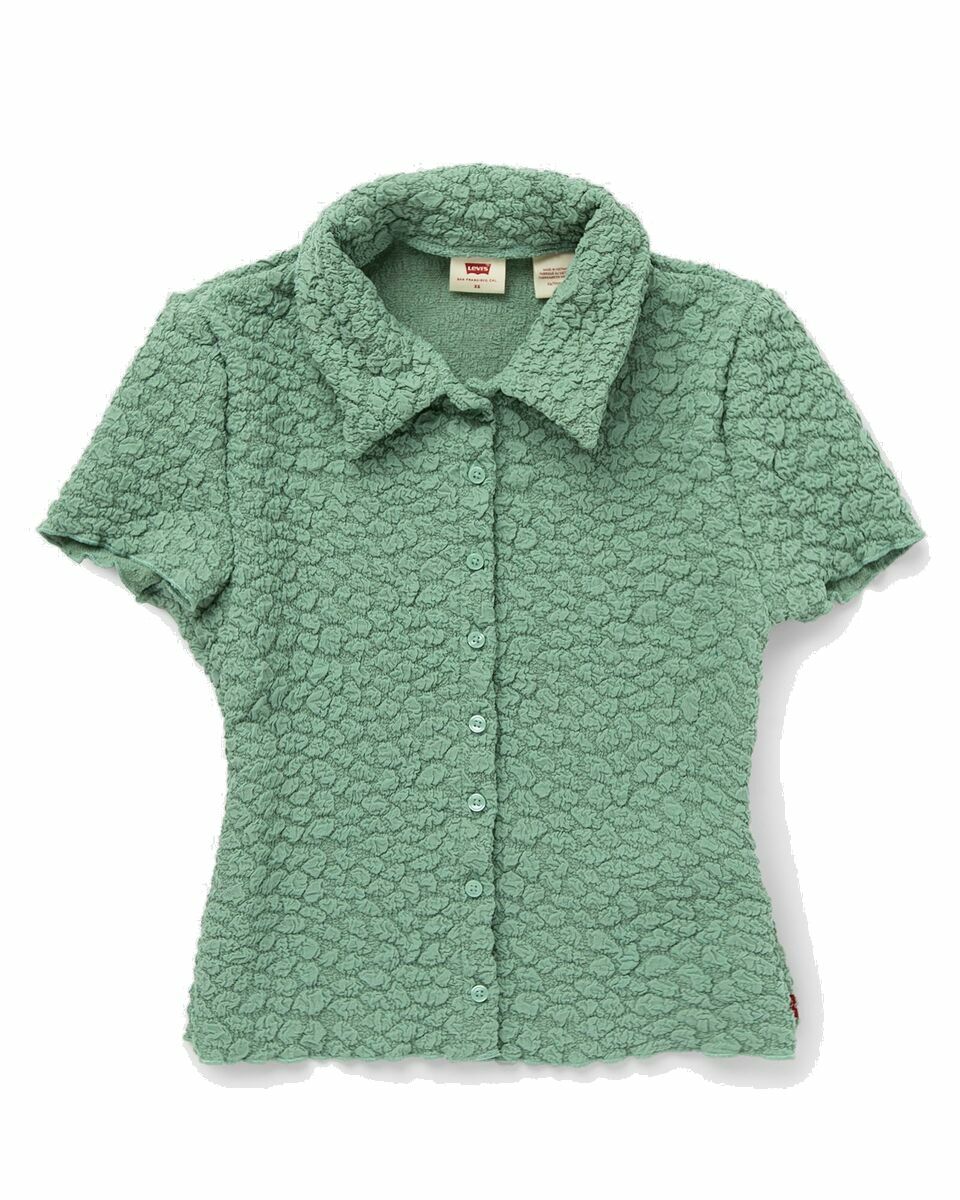 Photo: Levis Cloud Button Up Greens Green - Womens - Shirts & Blouses